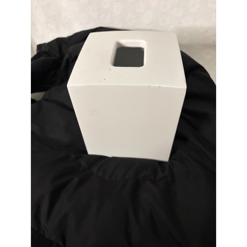 mDesign Functionalism White Tissue Box Cover Minimalist Boutique Box Holder